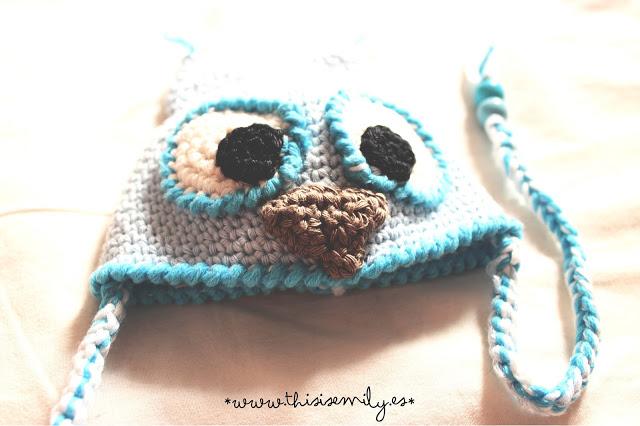 Gorrito de búho para Blythe Gorrito de búho para Blythe