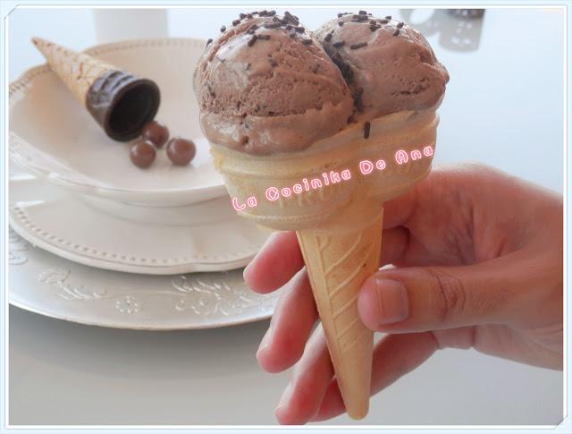 Helado de trufa Helado de trufa