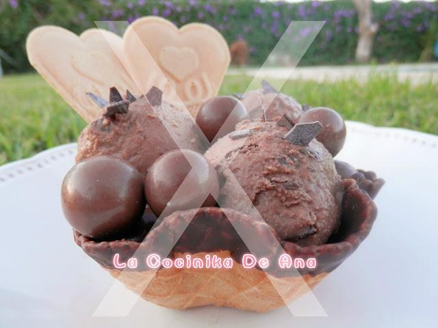 Helado de trufa Helado de trufa