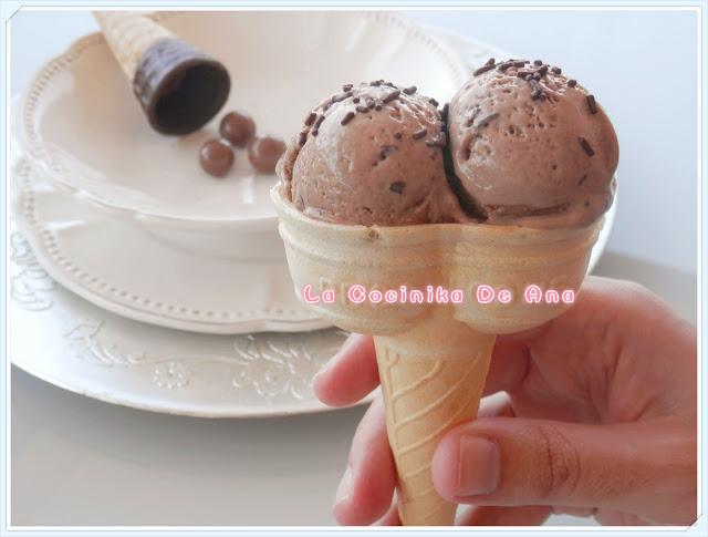 Helado de trufa Helado de trufa