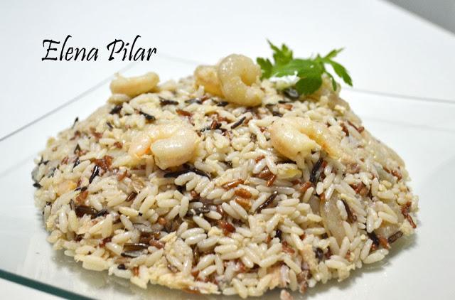 Ensalada de Arroz salvaje con Gambas Ensalada de Arroz salvaje con Gambas