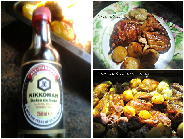 POLLO ASADO EN SALSA DE SOJA KIKKOMAN POLLO ASADO EN SALSA DE SOJA KIKKOMAN