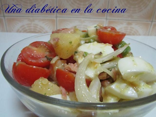 Ensalada campera apta para diabéticos Ensalada campera apta para diabéticos
