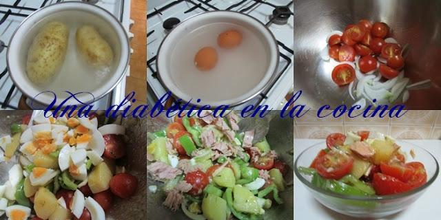 Ensalada campera apta para diabéticos Ensalada campera apta para diabéticos