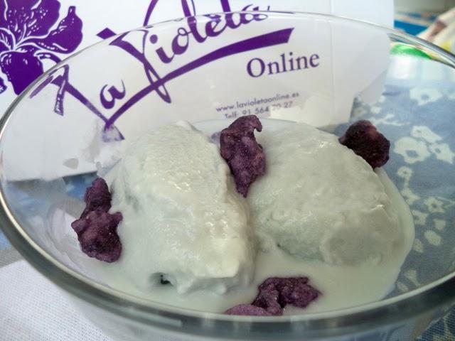 Helado de Caramelos de Violeta Helado de Caramelos de Violeta