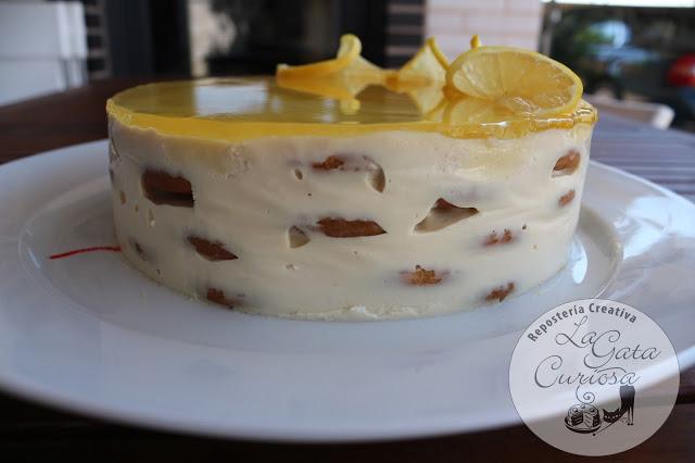 TARTA DE GALLETAS Y CREMA DE LIMÓN