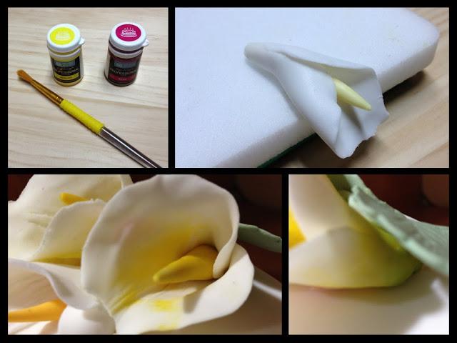 TUTORIAL: Calas en fondant (II paso de la decoracion de tartas