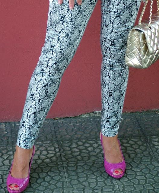 TERIA YABAR - BLUSON STRASS Y PITILLO SNAKE PRINT TERIA YABAR - BLUSON STRASS Y PITILLO SNAKE PRINT