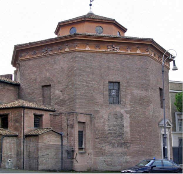 Baptisterio octogonal de San Juan Letrán (el más antiguo del cristianismo). Fuente: Wikipedia