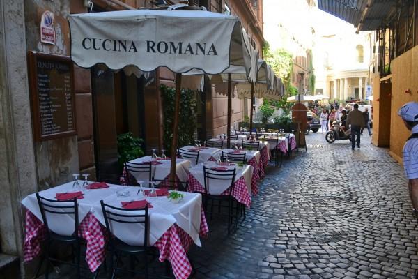 La gastronomía, uno de los placeres de Roma