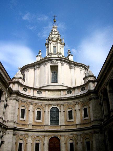 Sant'Ivo alla Sapienza. Fuente: Wikipedia