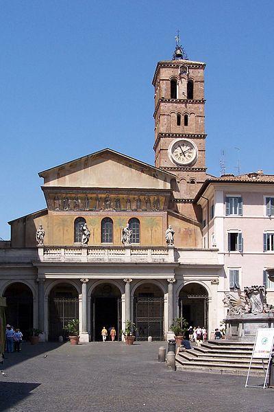 Santa María in Trastevere. Fuente: Wikipedia