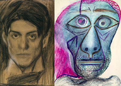 Autorretratos: Picasso, Miró y Dalí