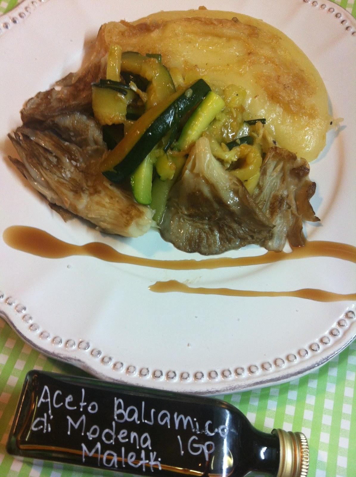 Calabacín En Bastones Con Setas Y Provolone Calabacín En Bastones Con Setas Y Provolone