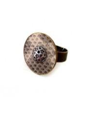 Outfit & Yotoko anillo de piel animal print