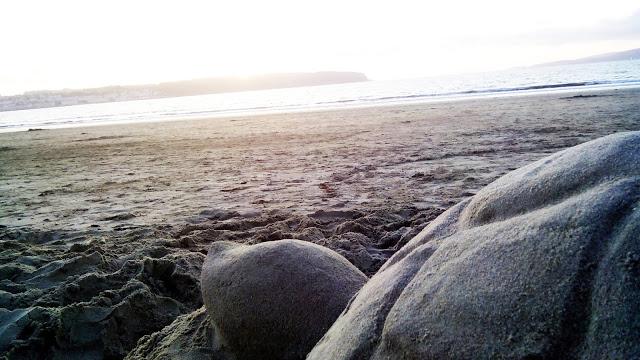 Figuras en la arena. Figuras en la arena.