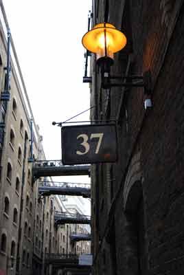 Curious street of London. Curious street of London.