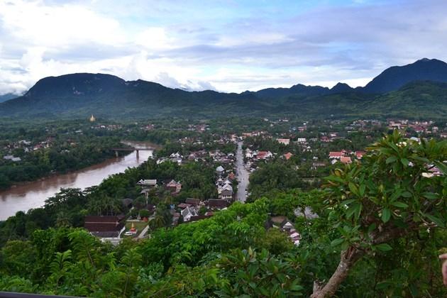 Vista panorámica de Luang Prabang