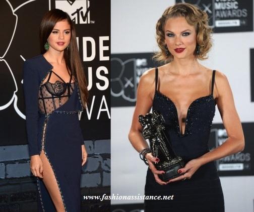 Selena Gómez vs. Taylor Swift, duelo de estilo en los MTV Awards.
