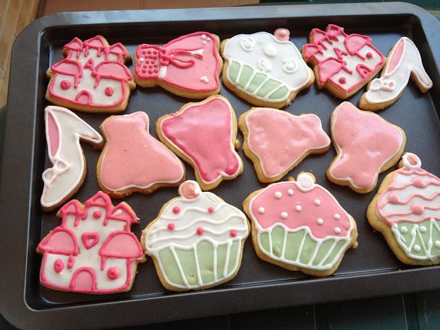 Mis primeras galletas decoradas, galletas para una princesa
