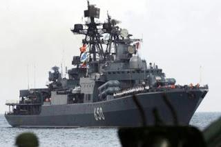 En 4 barcos, llegan a Venezuela 514 marinos rusos.