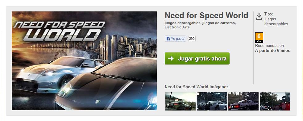 Browsergames.es: juegos online gratuitos para todos los públicos Need for speed world browsergames