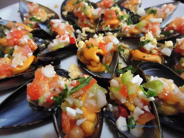 Mejillones a la vinagreta mejillones a la vinagreta