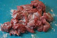 Estofado o Ragout de Ternera al Chocolate con Arroz Blanco Estofado o Ragout de Ternera al Chocolate con Arroz Blanco