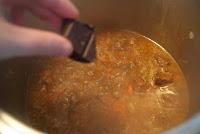 Estofado o Ragout de Ternera al Chocolate con Arroz Blanco Estofado o Ragout de Ternera al Chocolate con Arroz Blanco