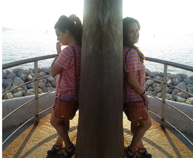 Rayas en naranja y rosa Rayas en naranja y rosa