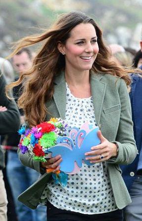 Kate Middleton, de Zara, reaparece en la Marathon de Anglesey