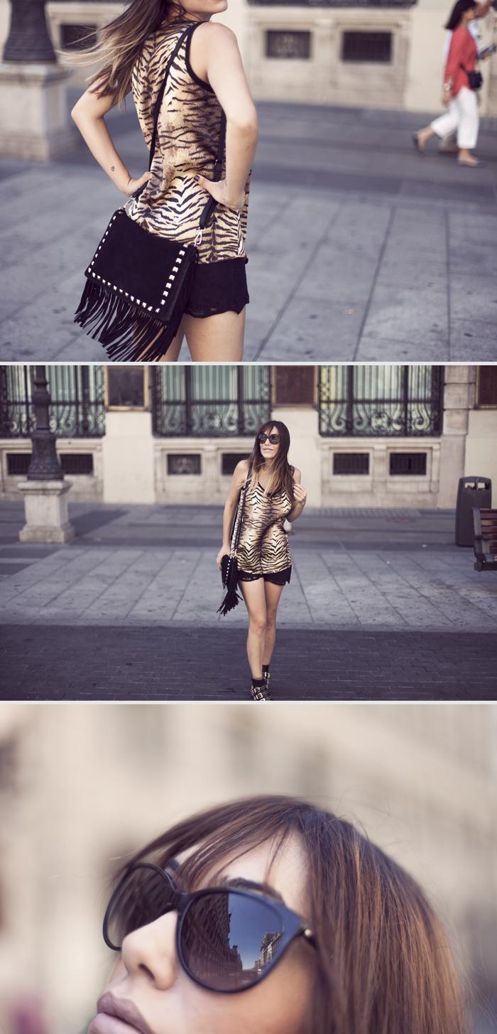 street style print and black barbara crespo mango choies madrid outfit street style print and black barbara crespo mango choies madrid outfit