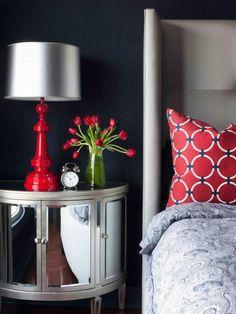 Gris + rojo = deco Gris + rojo = deco