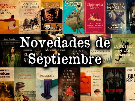 Novedades literatura septiembre 2013