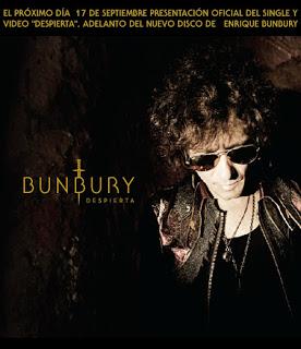 Bunbury estrenará nuevo single el 17 de septiembre, adelanto del disco que llegará el 29 de octubre Bunbury estrenará nuevo single el 17 de septiembre, adelanto del disco que llegará el 29 de octubre