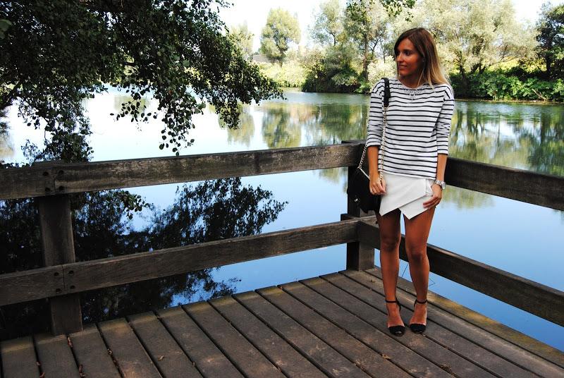 White skort. White skort.