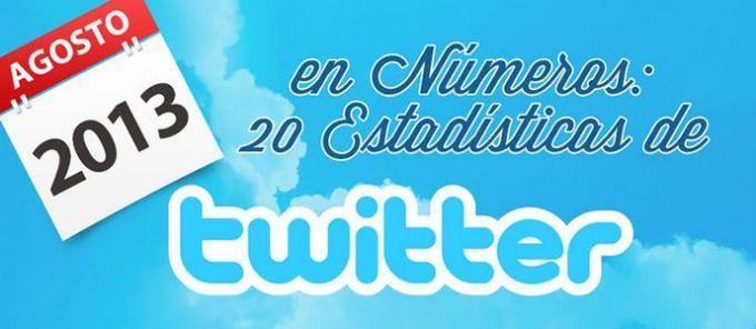 Twitter en 20 estadísticas actualizadas a Agosto 2013 twitter-agosto-2013