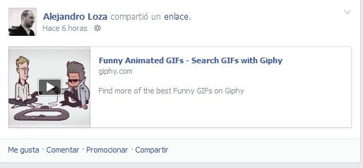 gif en Facebook