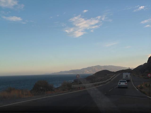 Camino hacia Vera y amancer en Mojácar Camino hacia Vera y amancer en Mojácar