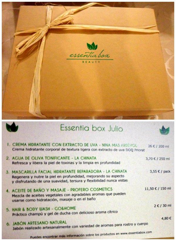 Essentiabox Julio 2013 Essentiabox Julio 2013