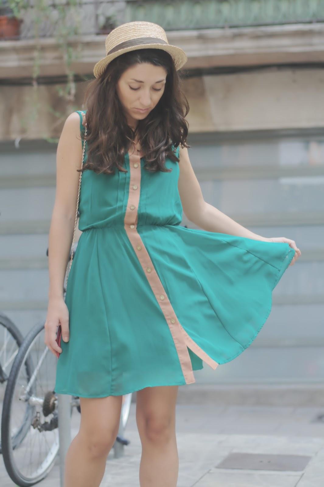 Look del Día: Green Dress Look del Día: Green Dress