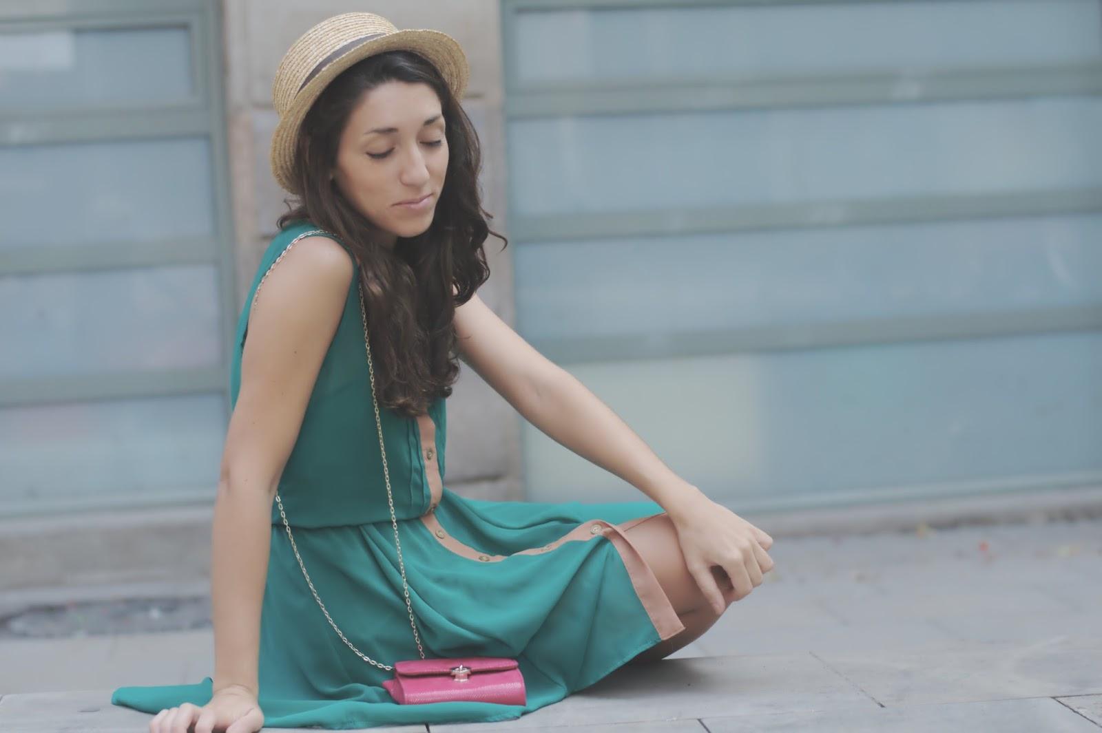 Look del Día: Green Dress Look del Día: Green Dress