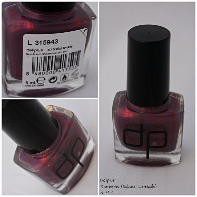 Esmalte Nº 536 de la Edición Limitada Romantic de Deliplus Esmalte Nº 536 de la Edición Limitada Romantic de Deliplus