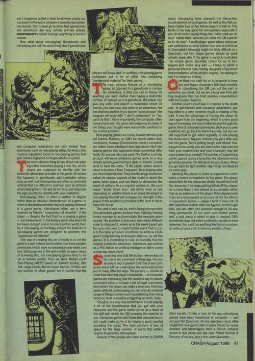 Libro-Juegos para Spectrum en Crash(1986) Libro-Juegos para Spectrum en Crash(1986)