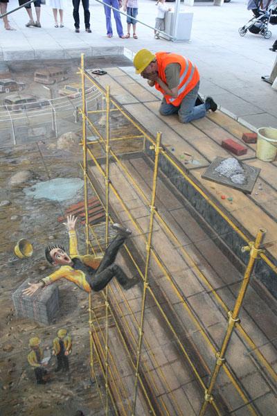 ARTE CALLEJERO EN 3 DIMENSIONES ARTE CALLEJERO EN 3 DIMENSIONES