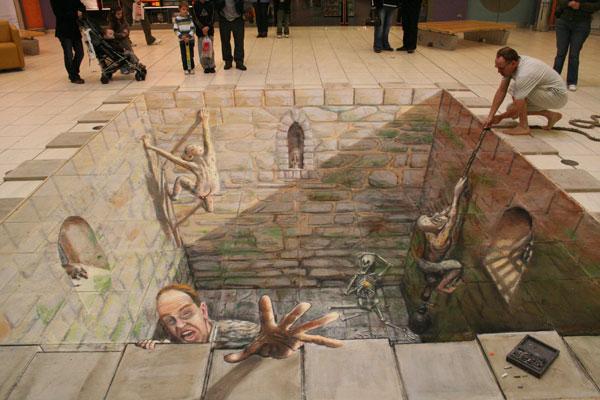 ARTE CALLEJERO EN 3 DIMENSIONES ARTE CALLEJERO EN 3 DIMENSIONES