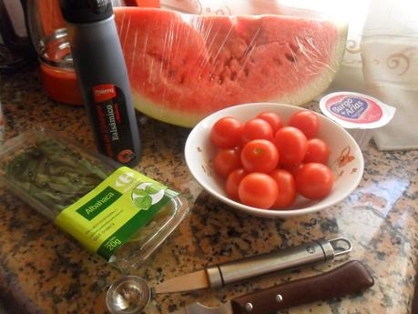 Ensalada de sandia Ensalada de sandia