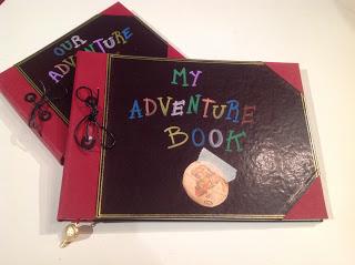 Cuadernos basados en el álbum My Adventure Book de la Película Up