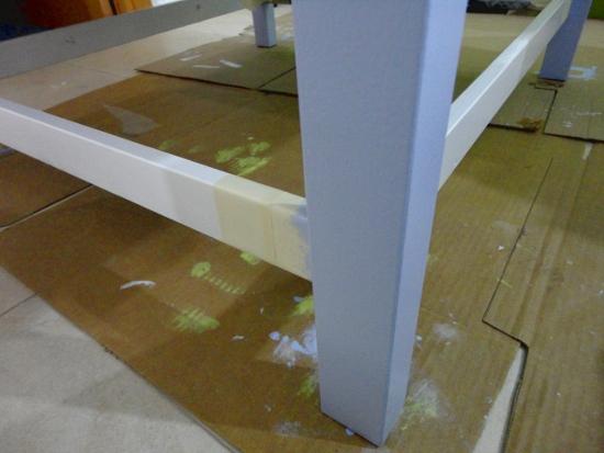 PASO 4: volver a pintar Haz desaparecer tus muebles