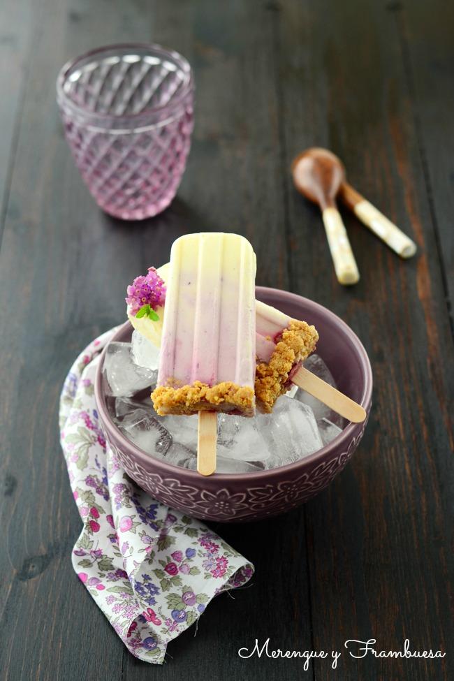 Polos de cheesecake Polos de cheesecake